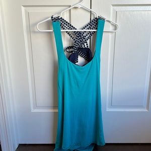 Lululemon racer back top with open back